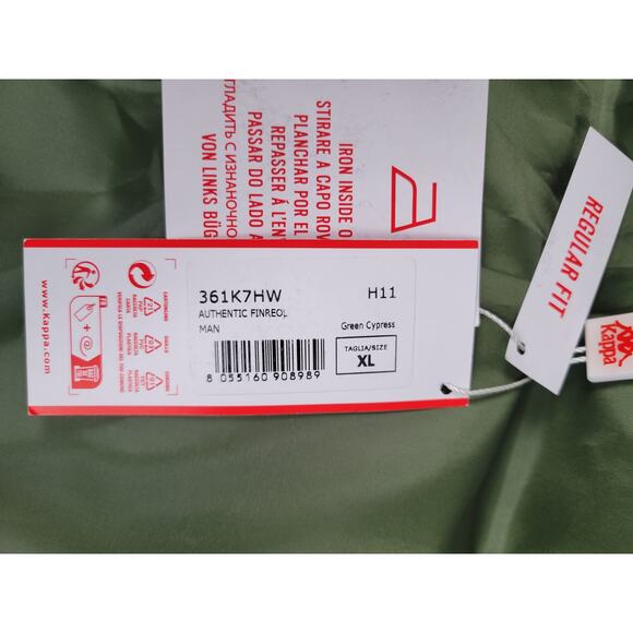 NWT Kappa Mens XL Green Cyprus Puffer Ski Snow Jacket‎ Authentic Finreol Man - Picture 9 of 12